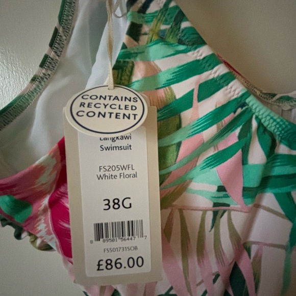 Fantasie Langkawi Swimsuit 38G - Picture 1 of 6